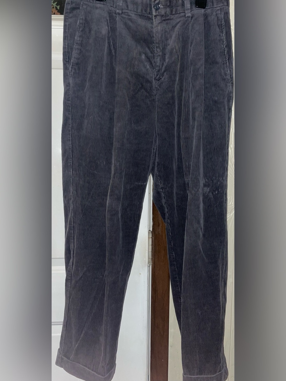 Dockers Men's Corduroy Pants in Charcoal Gray 36x32